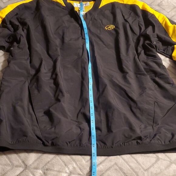 Men's Tonix Iowa Hawkeyes Black and Yellow Pullover Jacket 2xl - Picture 6 of 8